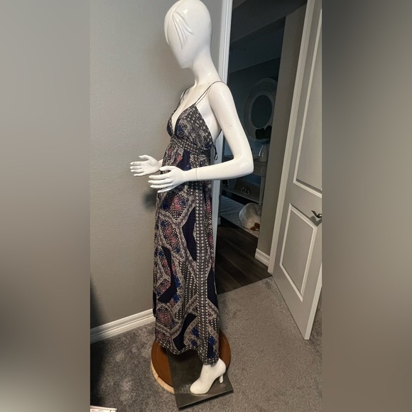 Fire Los Angeles Blue and Pink Maxi Dress Size S - Picture 4 of 8